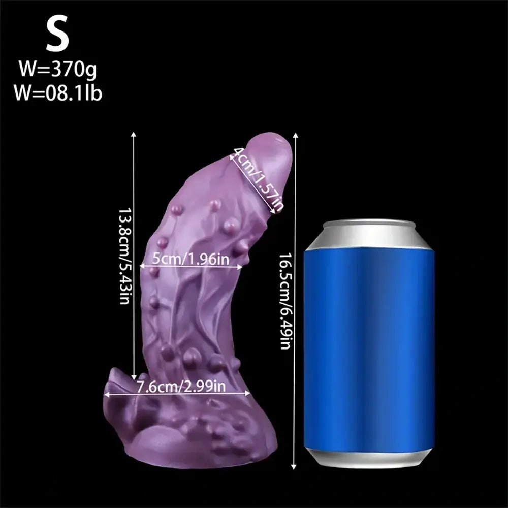 Purple alien fantasy dildo, photo 8