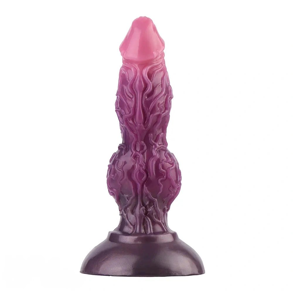 Purple alien tentacle fantasy dildo, photo 2