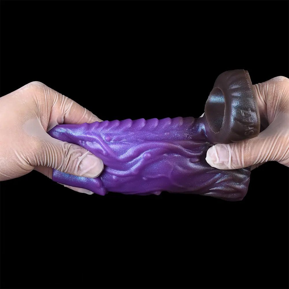 Purple beast fantasy hollow dildo, photo 12