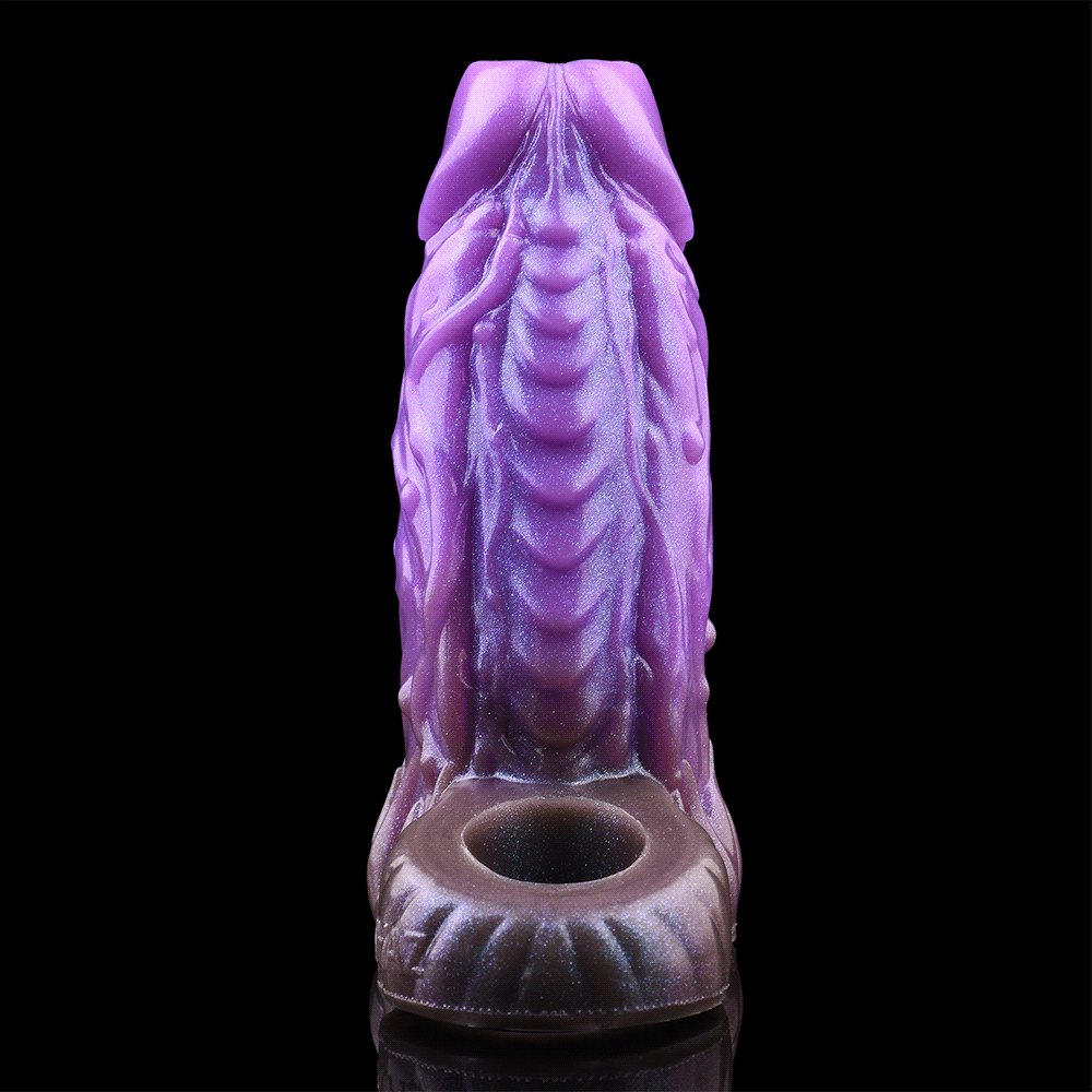 Purple beast fantasy hollow dildo, photo 2