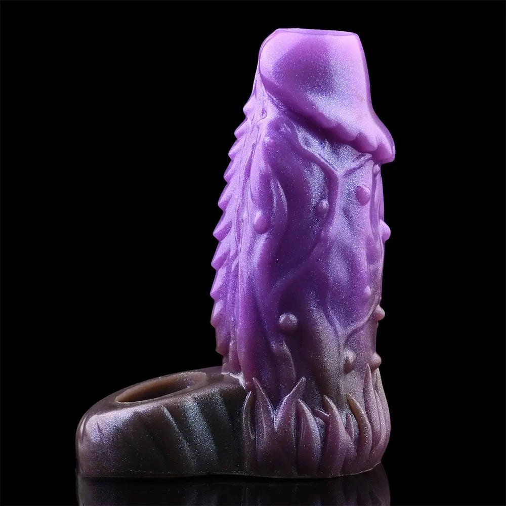 Purple beast fantasy hollow dildo, photo 6