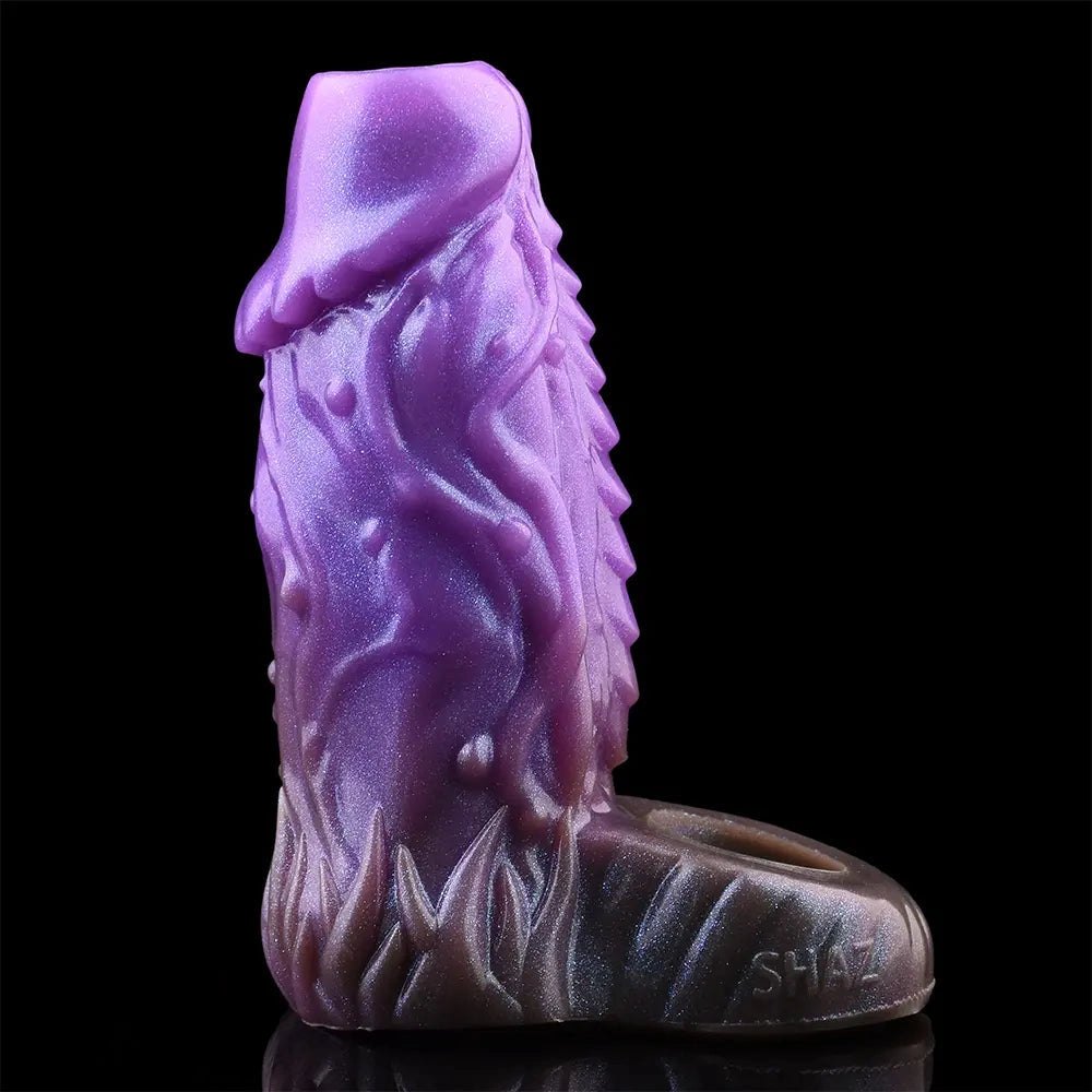 Purple beast fantasy hollow dildo, photo 7