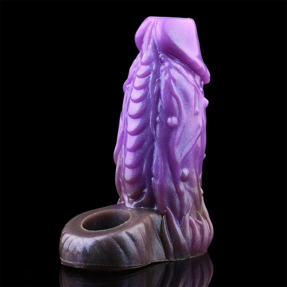 Purple beast fantasy hollow dildo, photo 9