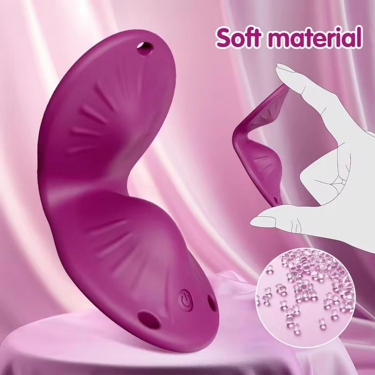 Purple cushion vibrator, photo 10