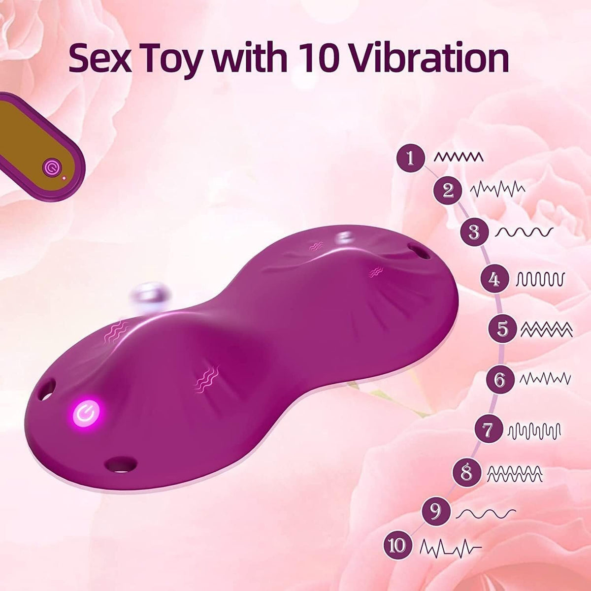 Purple cushion vibrator, photo 4