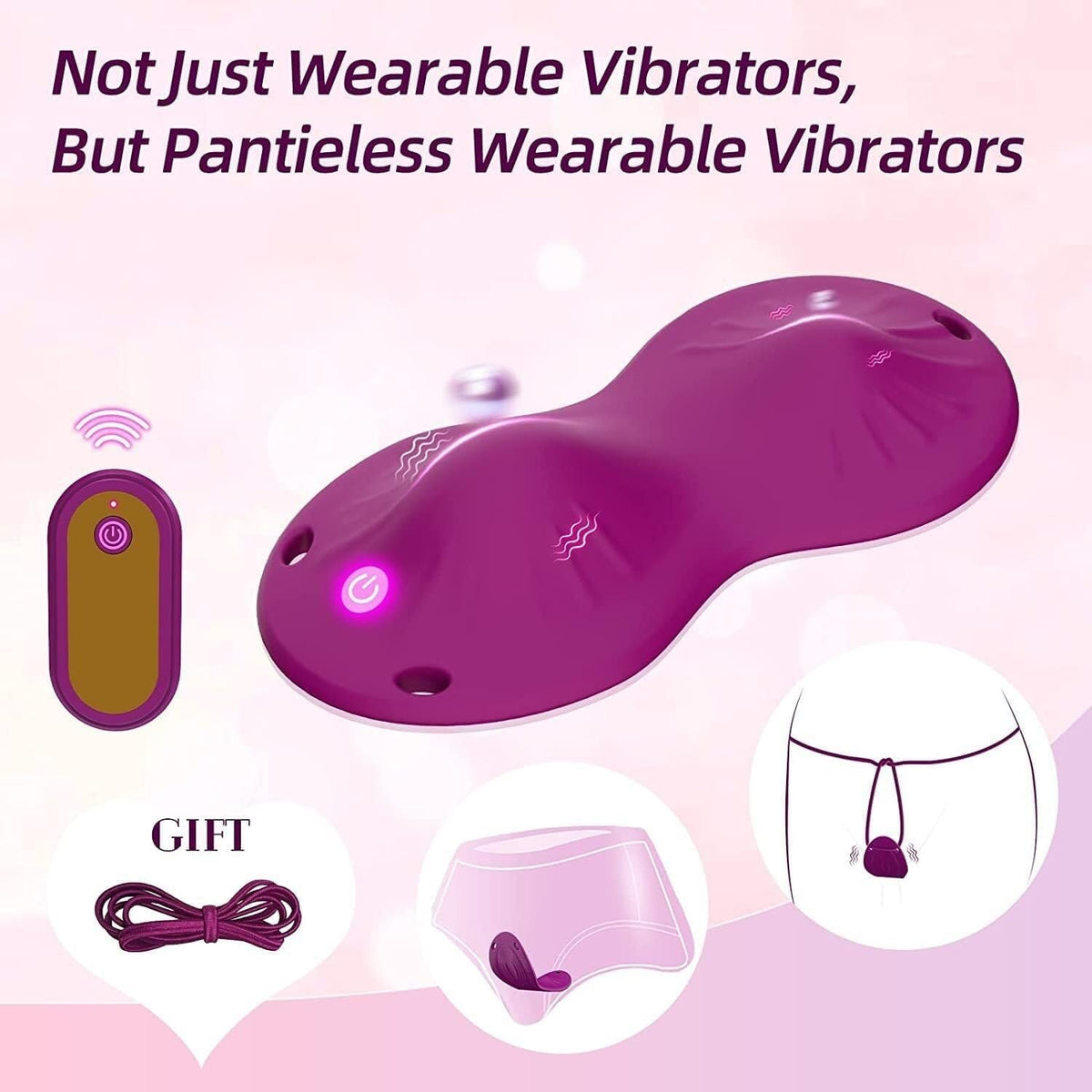 Purple cushion vibrator, photo 6
