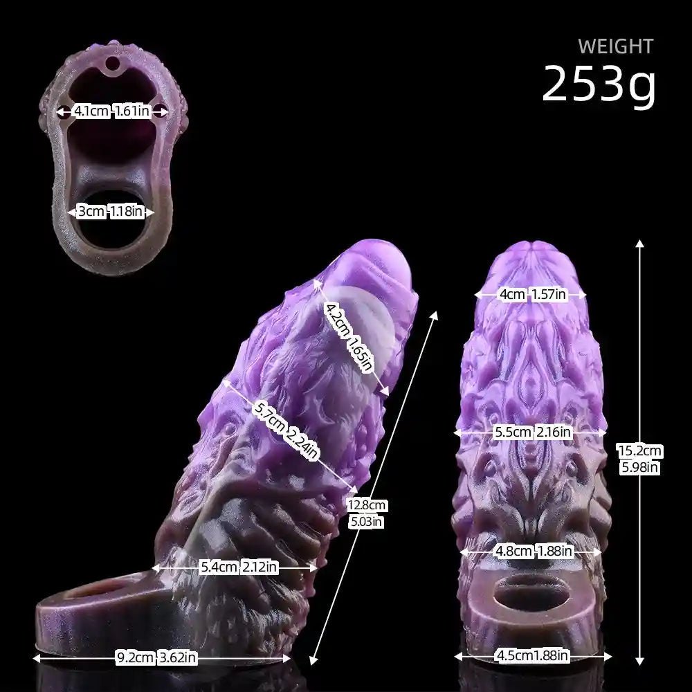 Purple dragon fantasy dildo, photo 4