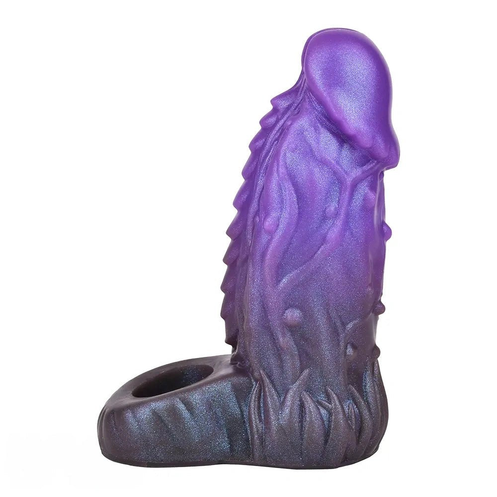Purple silicone dragon fantasy dildo, photo 12