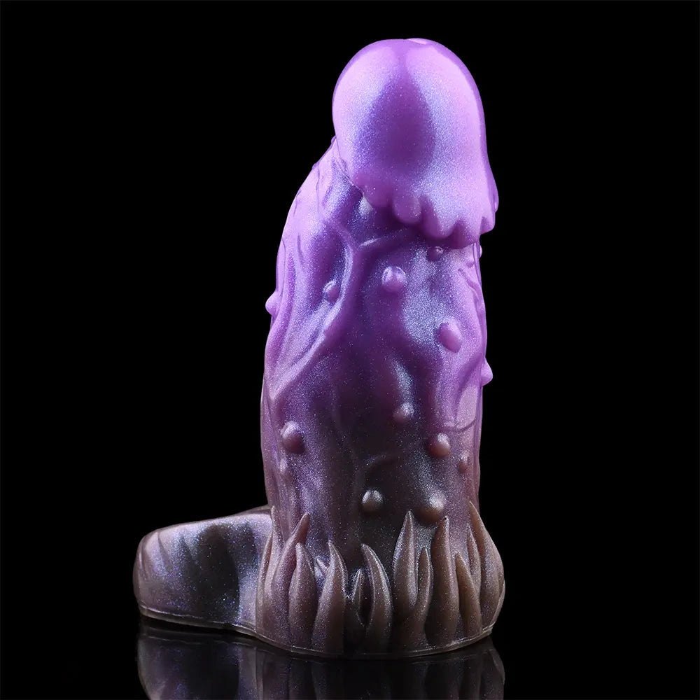 Purple silicone dragon fantasy dildo, photo 14