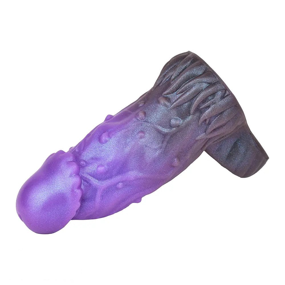Purple silicone dragon fantasy dildo, photo 15