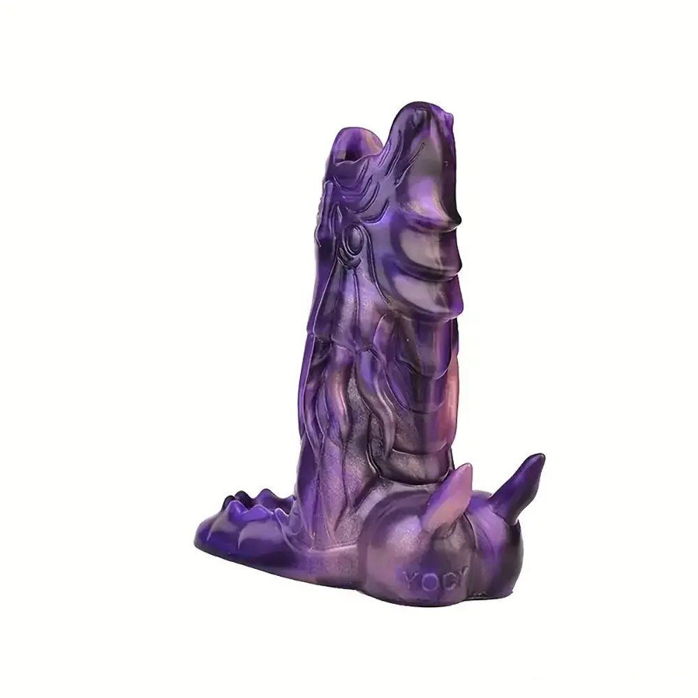 Purple dragon silicone fantasy dildo, photo 12