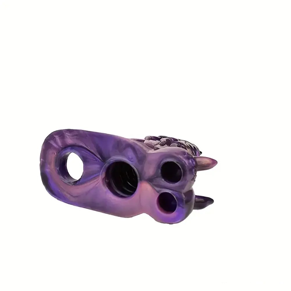 Purple dragon silicone fantasy dildo, photo 13