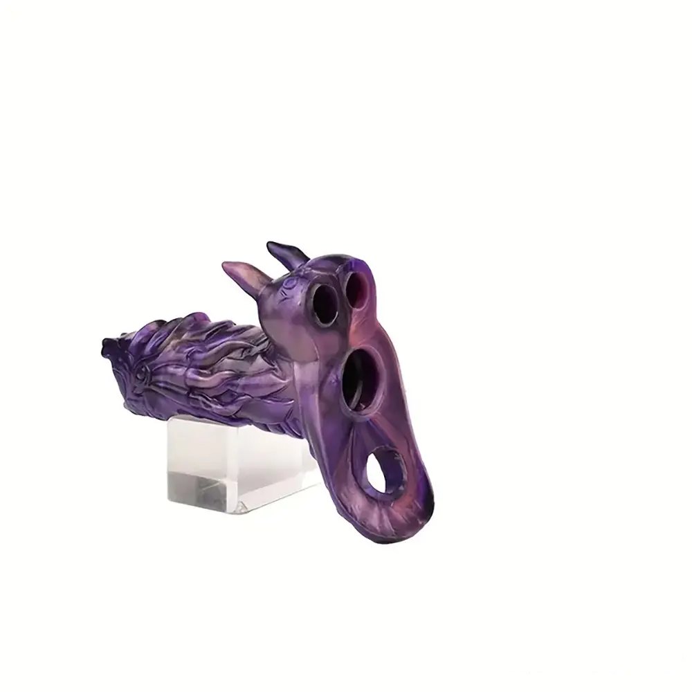 Purple dragon silicone fantasy dildo, photo 14