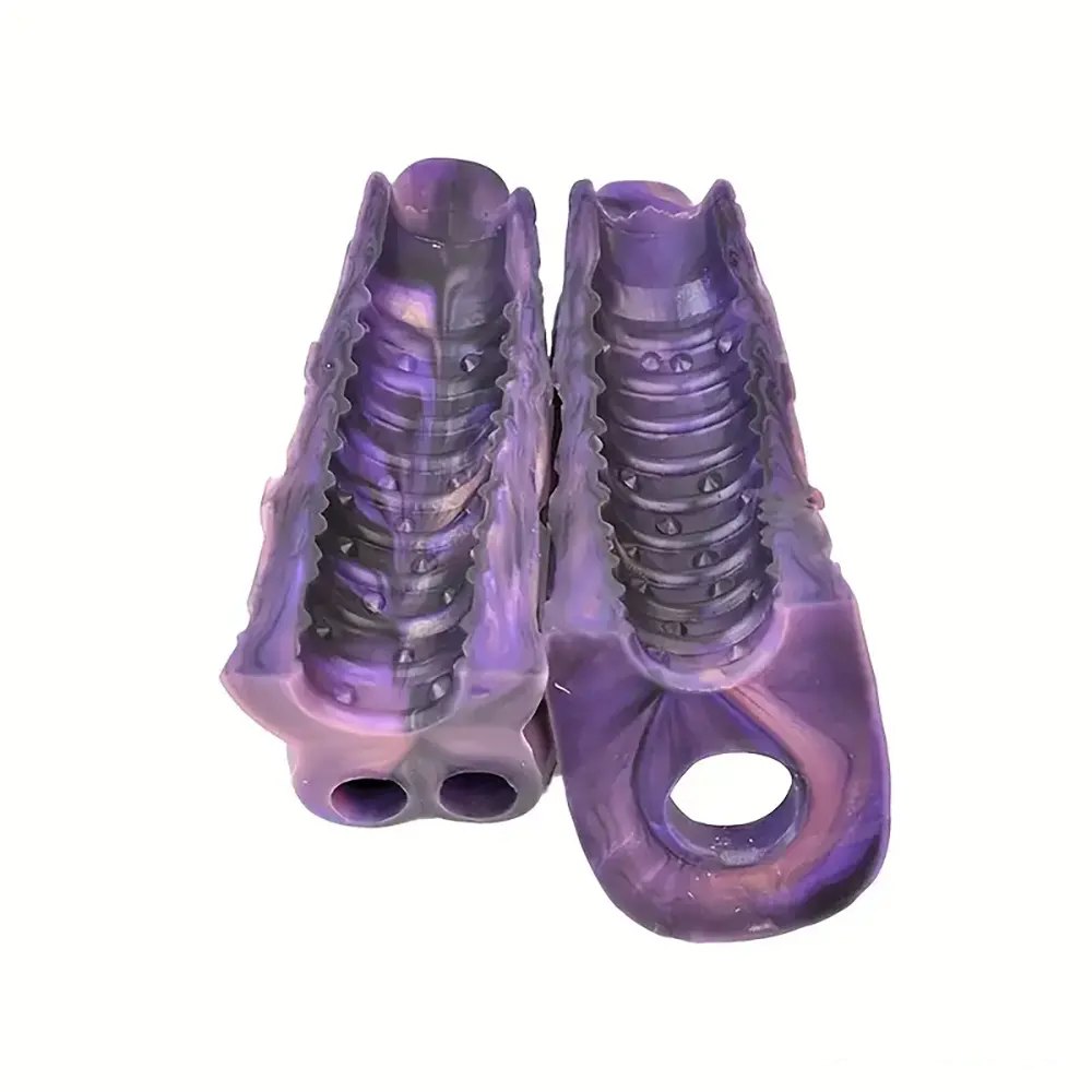 Purple dragon silicone fantasy dildo, photo 15