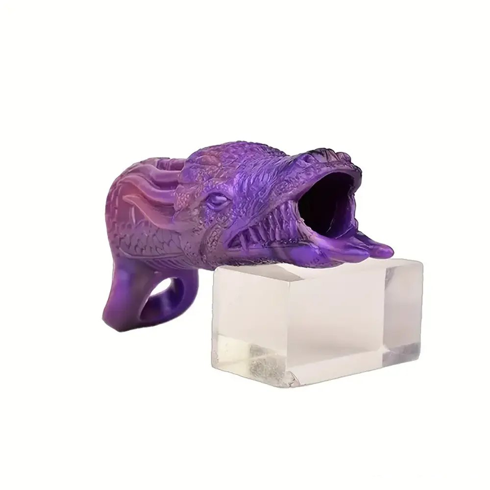 Purple dragon silicone fantasy dildo, photo 9
