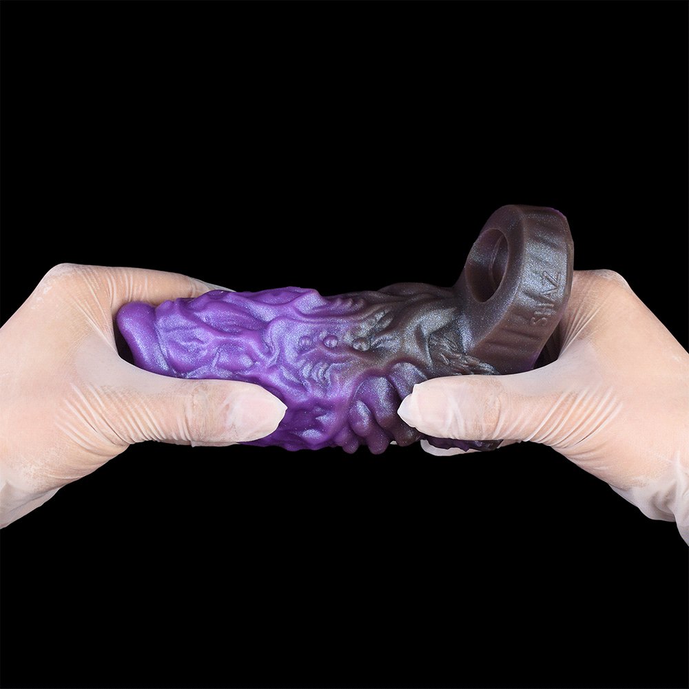 Purple dragon fantasy hollow dildo, photo 3