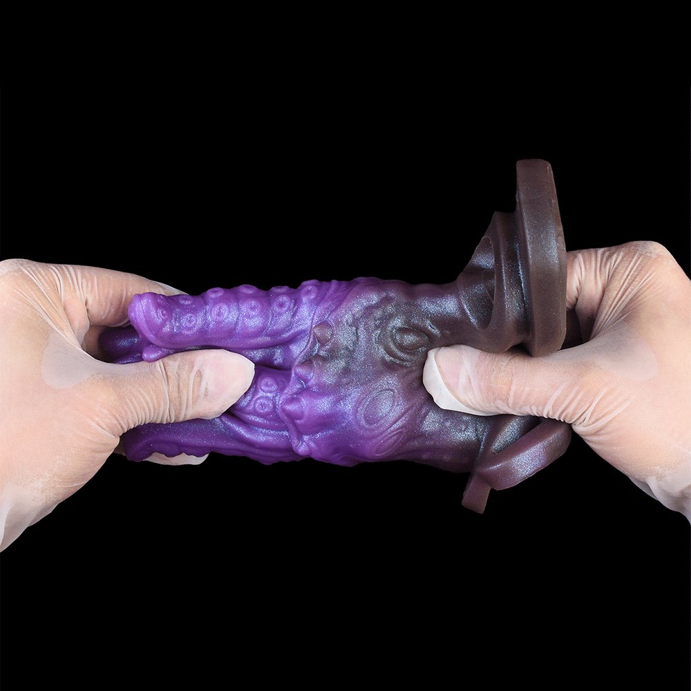 Purple dragon fantasy dildo, photo 3