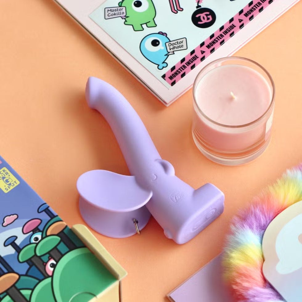 Purple dual-arm g-spot vibrator, photo 3