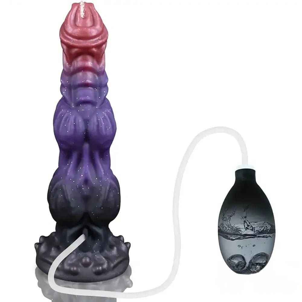 Purple fantasy monster silicone dildo, photo 1