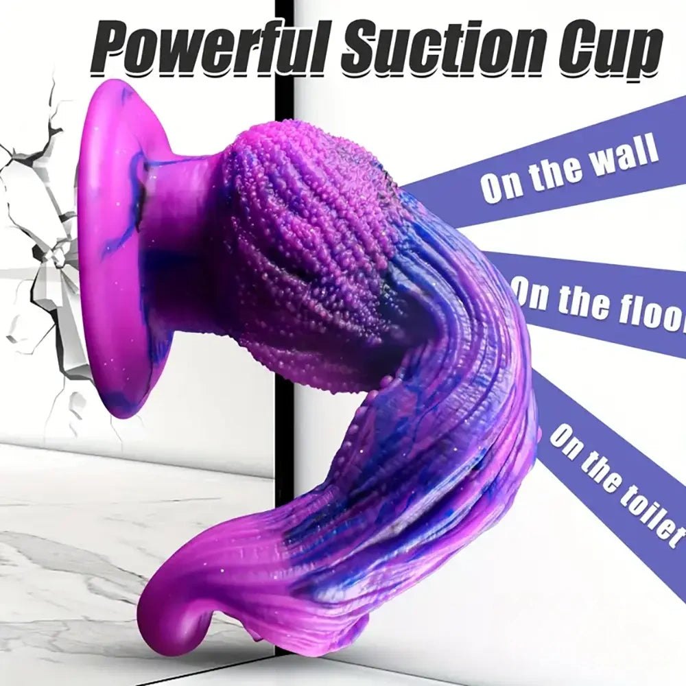 Purple knotted dog dildo, photo 3