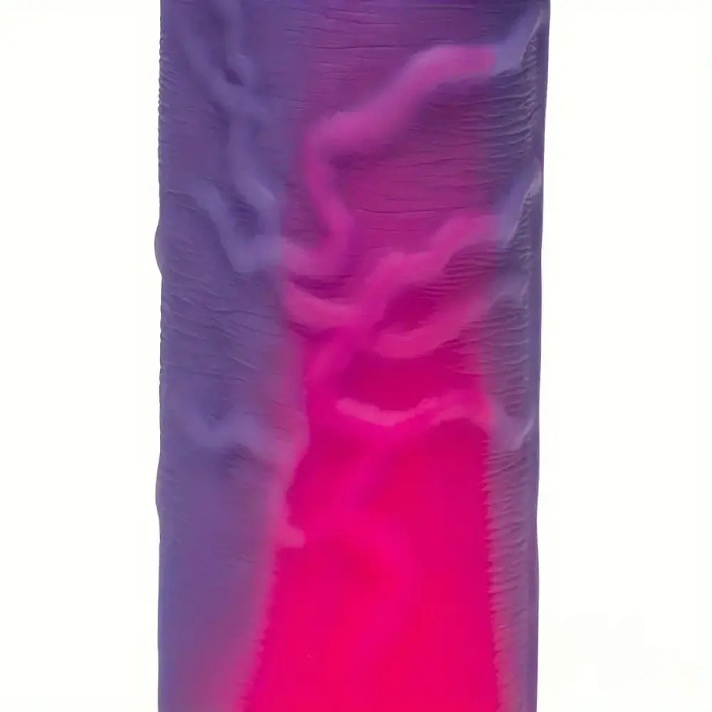 Purple and pink suction cup dildo, photo 5