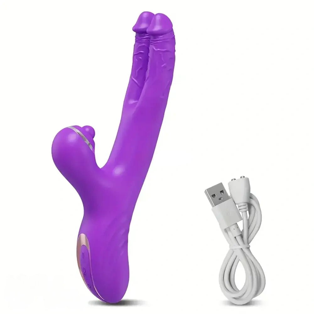 Purple rabbit vibrator, photo 12