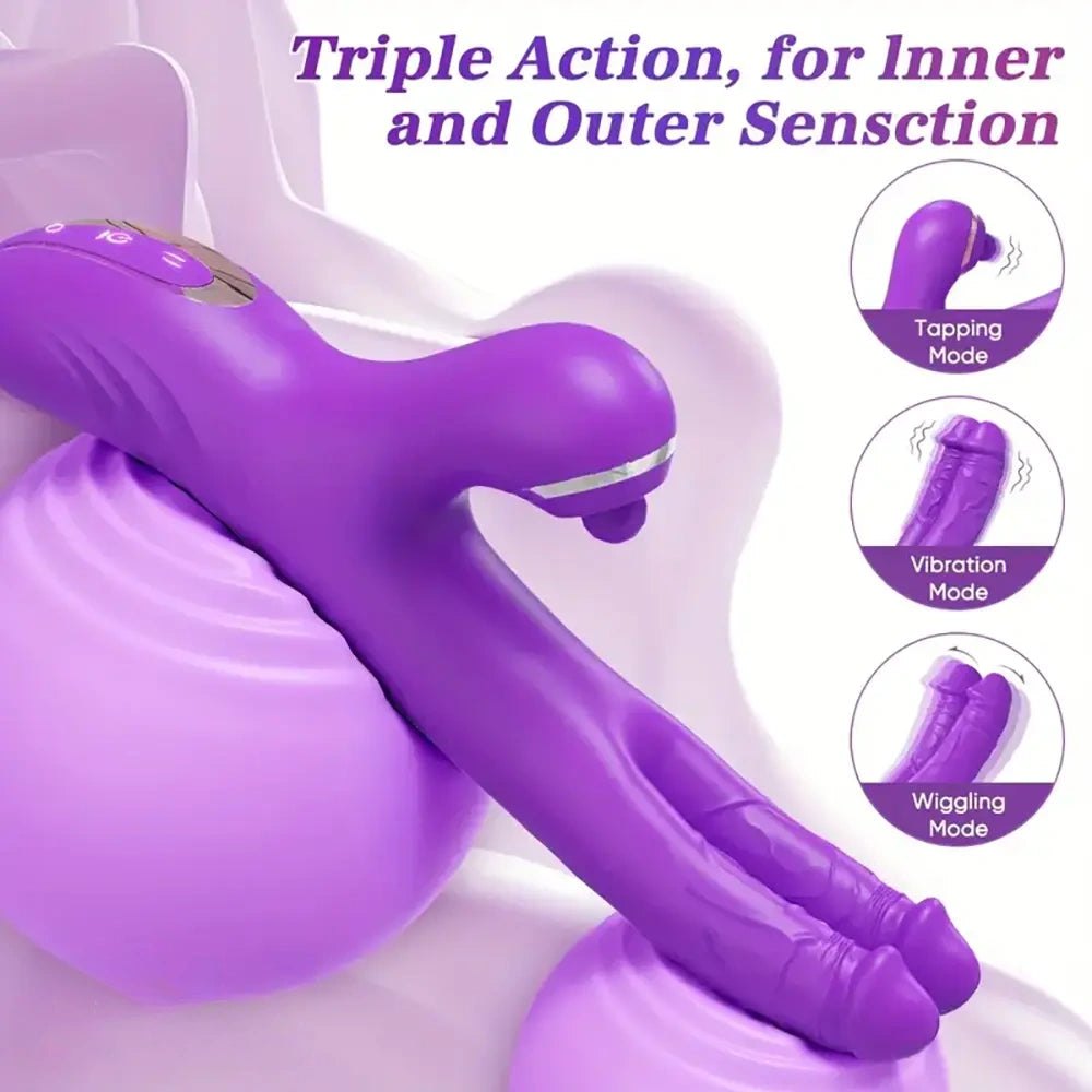 Purple rabbit vibrator, photo 13