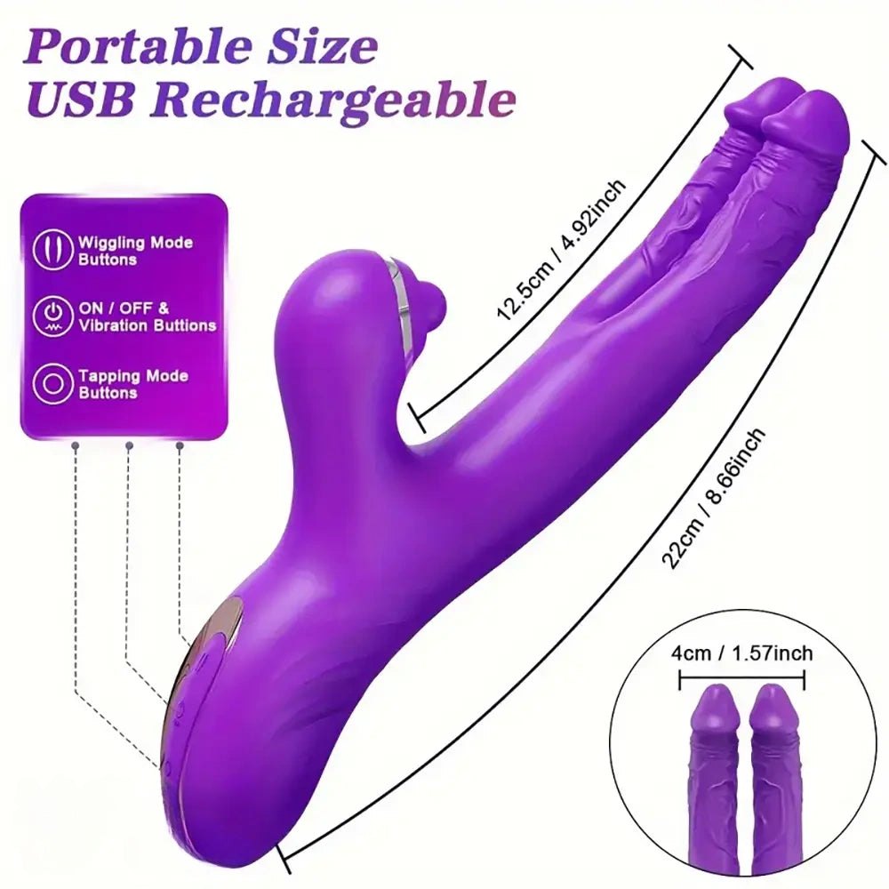 Purple rabbit vibrator, photo 14