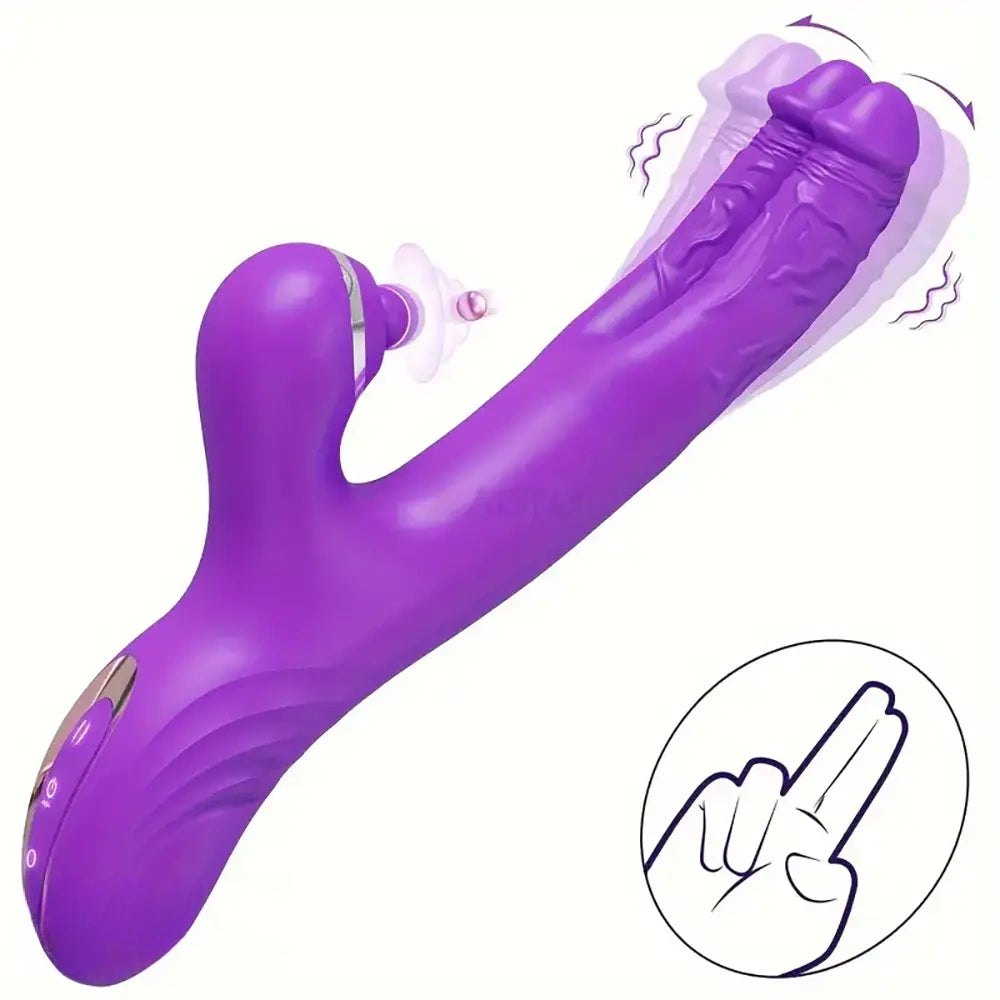 Purple rabbit vibrator, photo 8