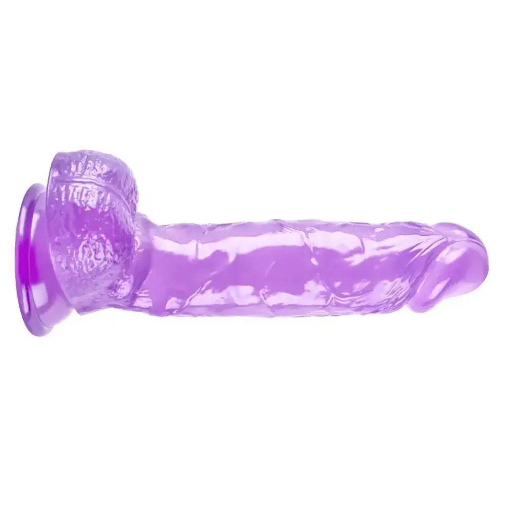Purple realistic dildo, photo 2