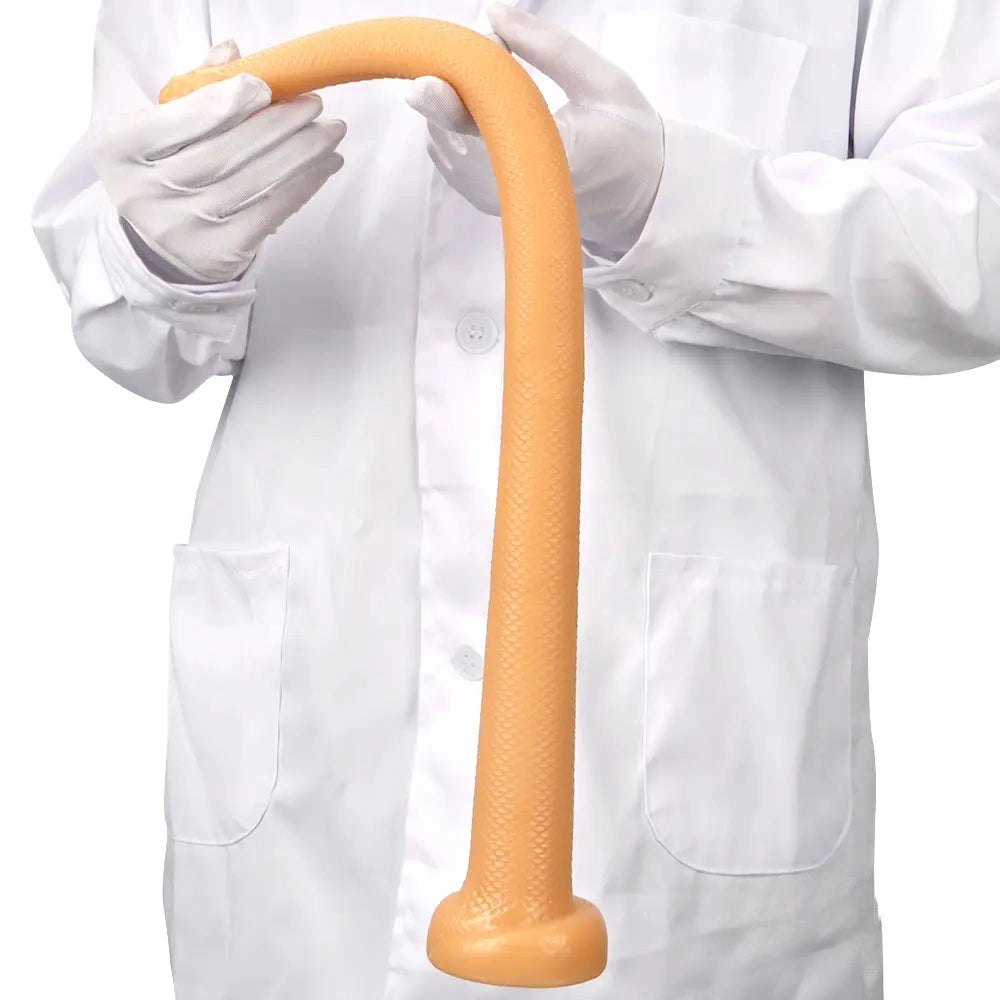 Textured scaled snake dildo, photo 9