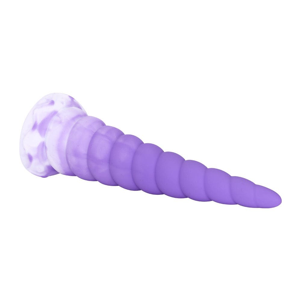 Purple ombre spiral suction cup dildo, photo 2