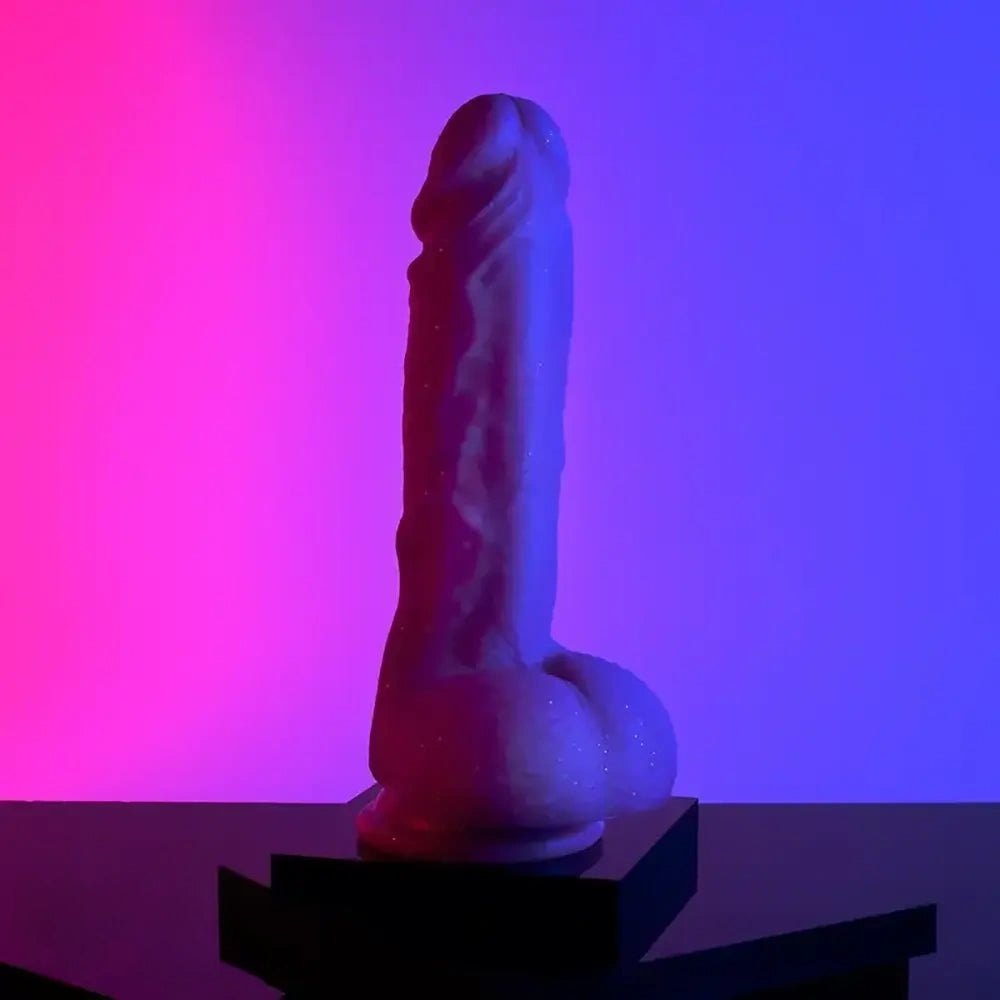 Purple suction cup g-spot dildo, photo 5