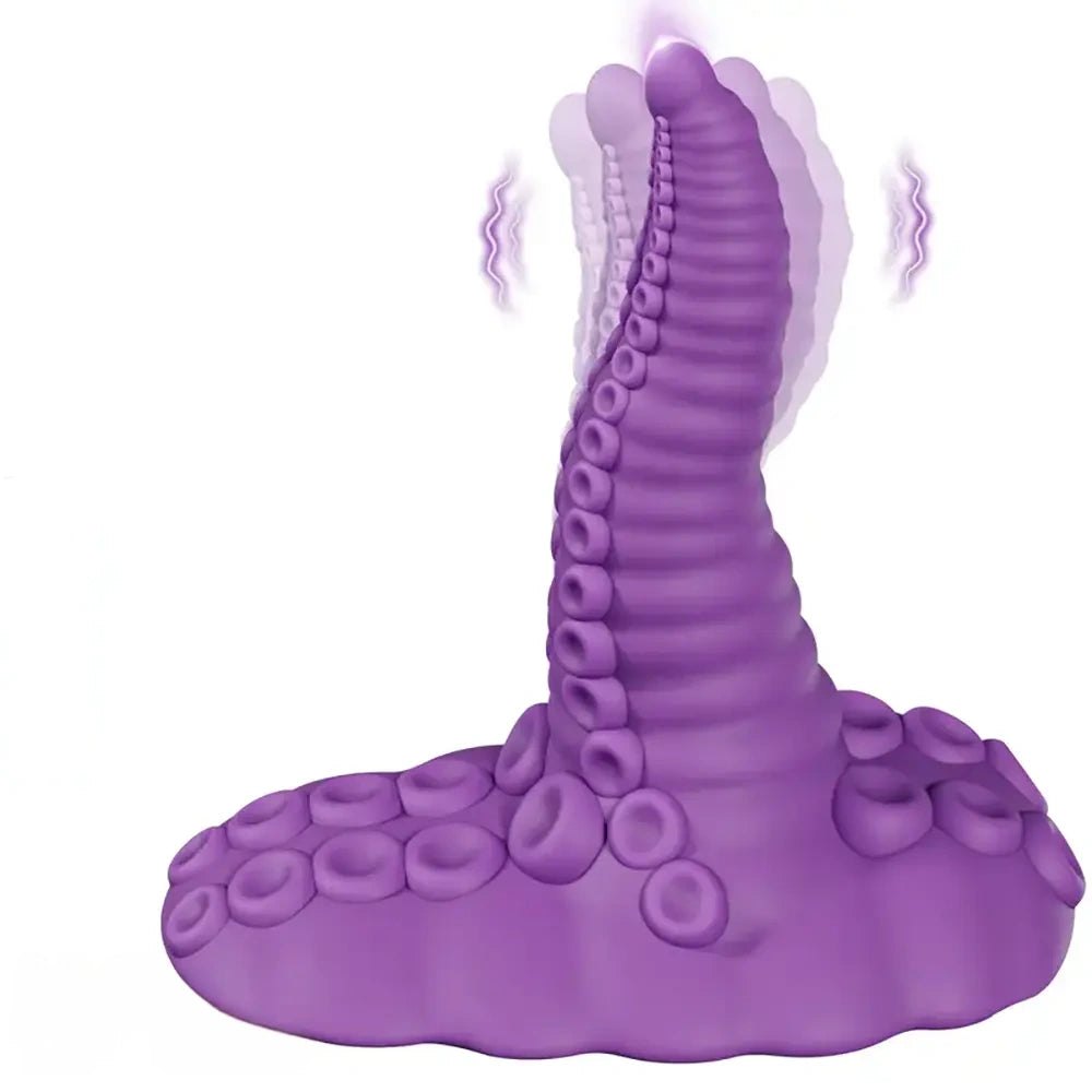 Purple tentacle fantasy silicone dildo, photo 1