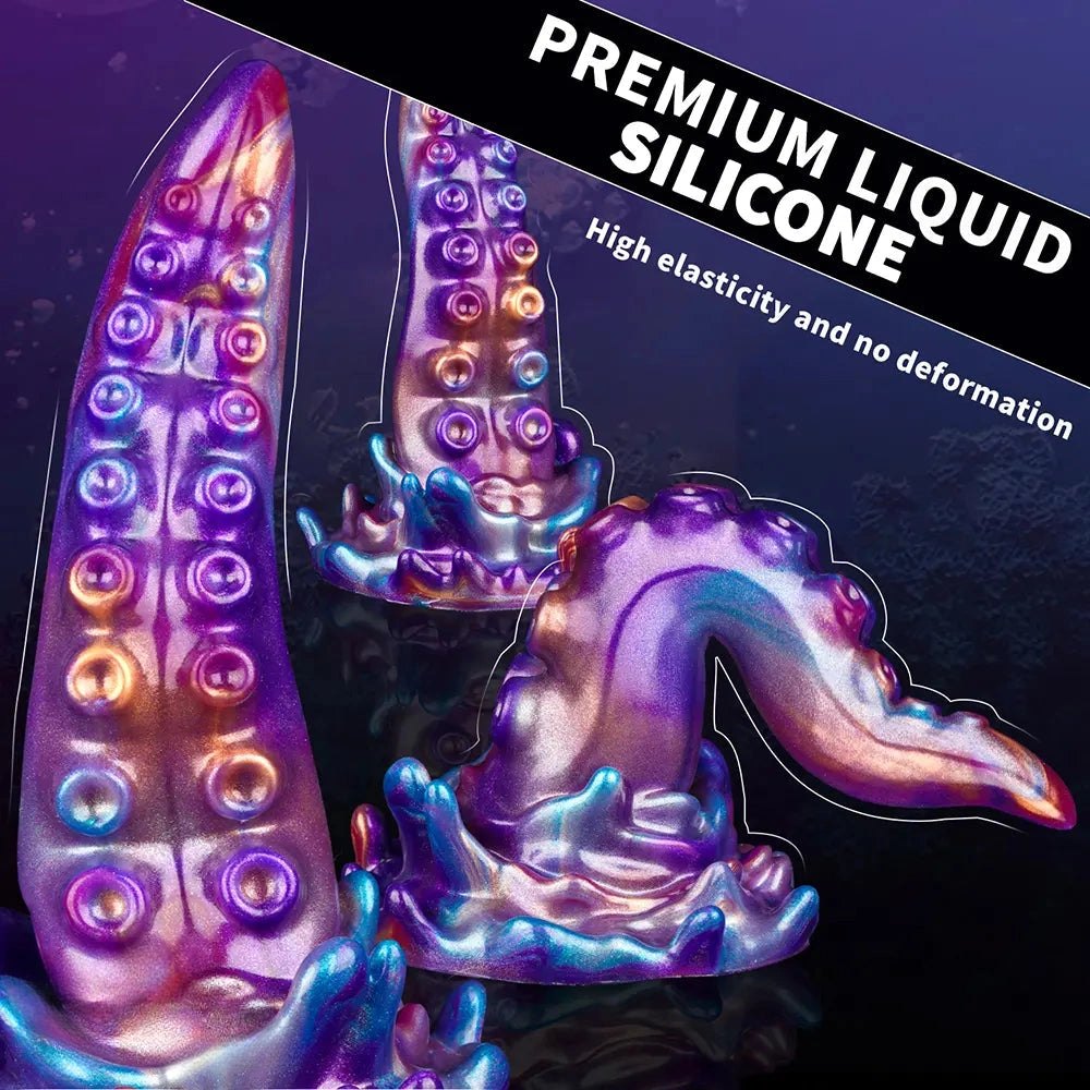 Purple tentacle fantasy riding dildo, photo 11