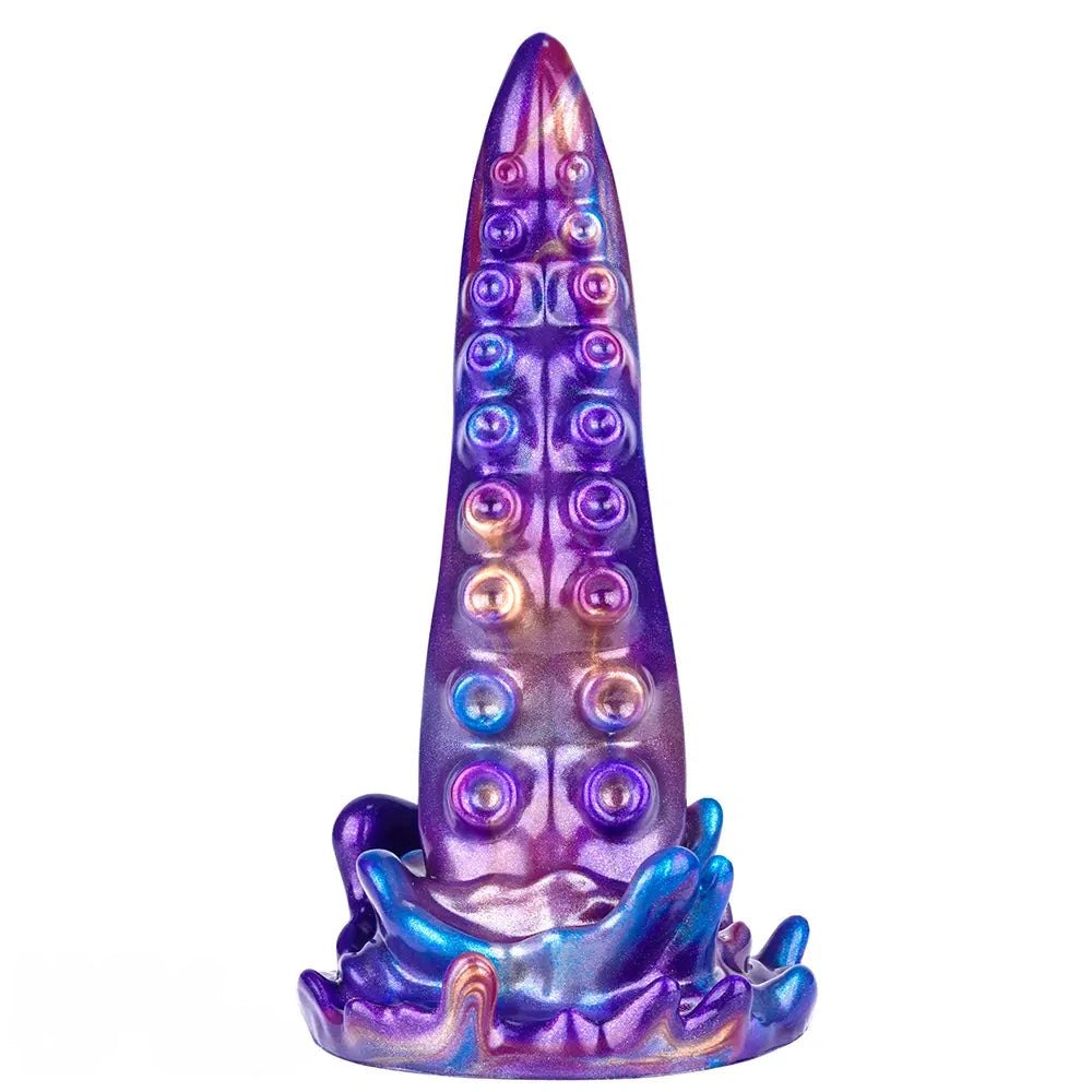 Purple tentacle fantasy riding dildo, photo 4