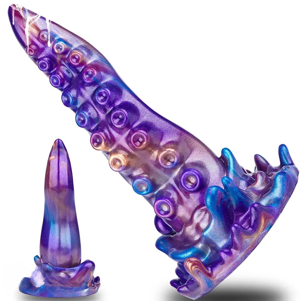 Purple tentacle fantasy riding dildo, photo 6