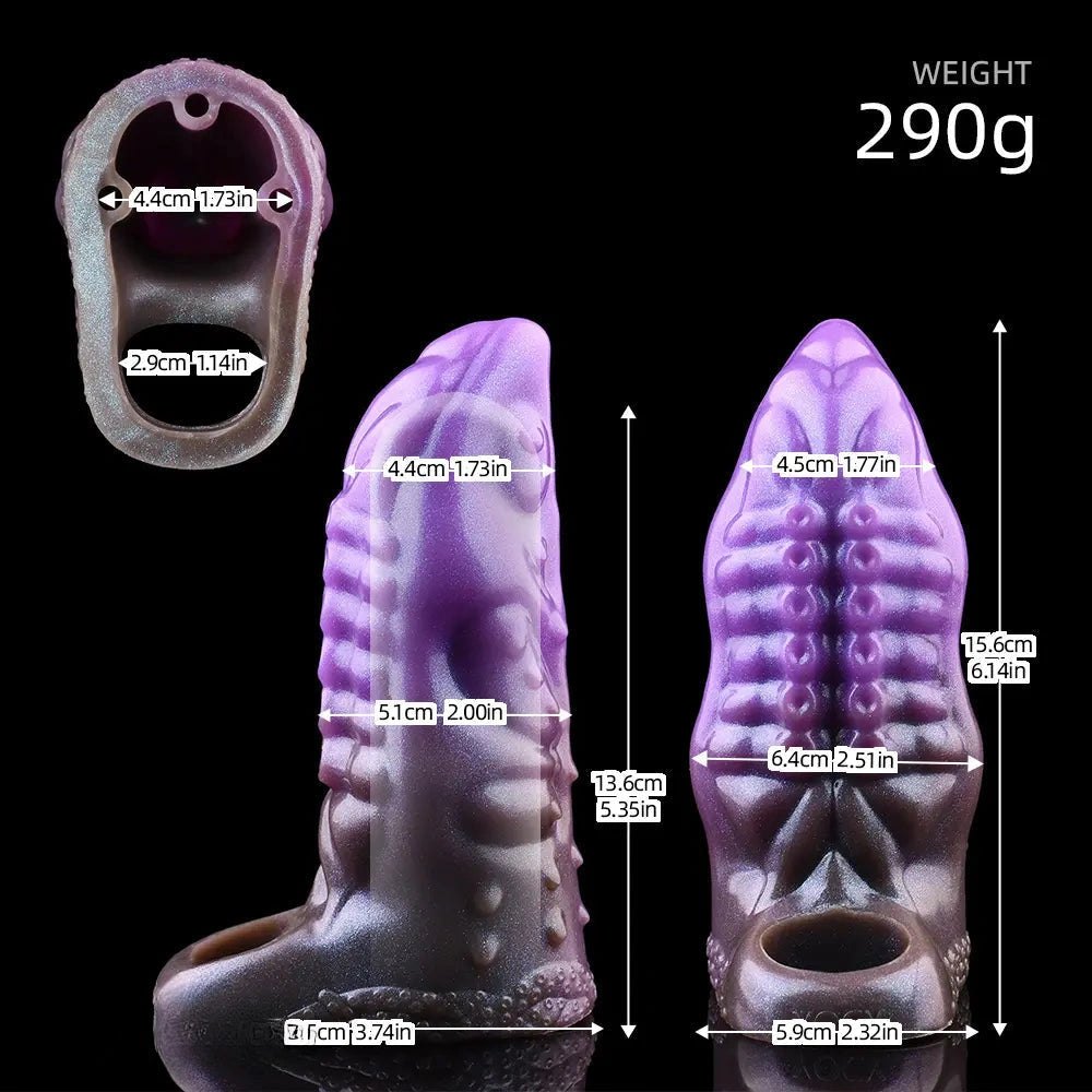 Purple alien tentacle sleeve, photo 4