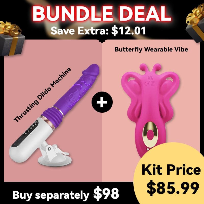 Save $12.01 Bundle Deal silicone thrusting sex machine