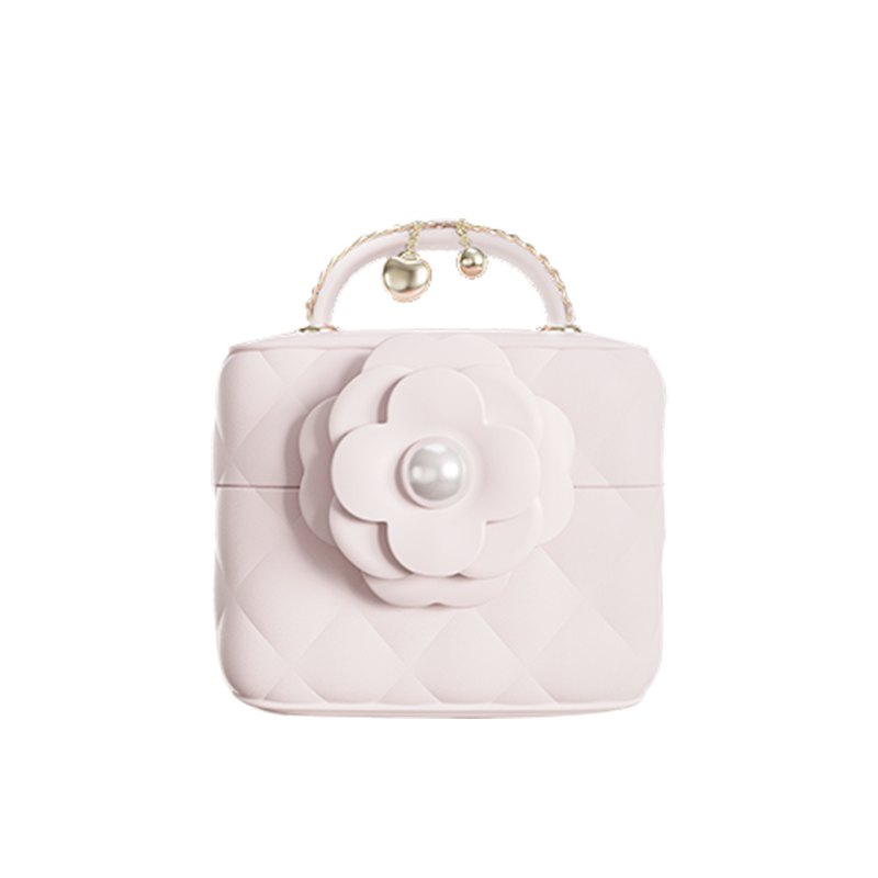 Pink purse shaped suction vibrator with egg, photo 1