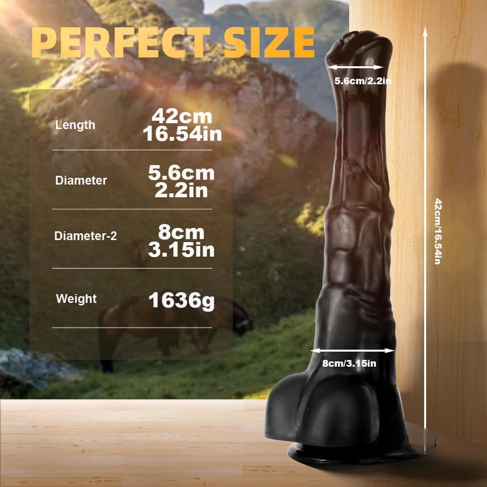 Pvc horse leg dildo, photo 10