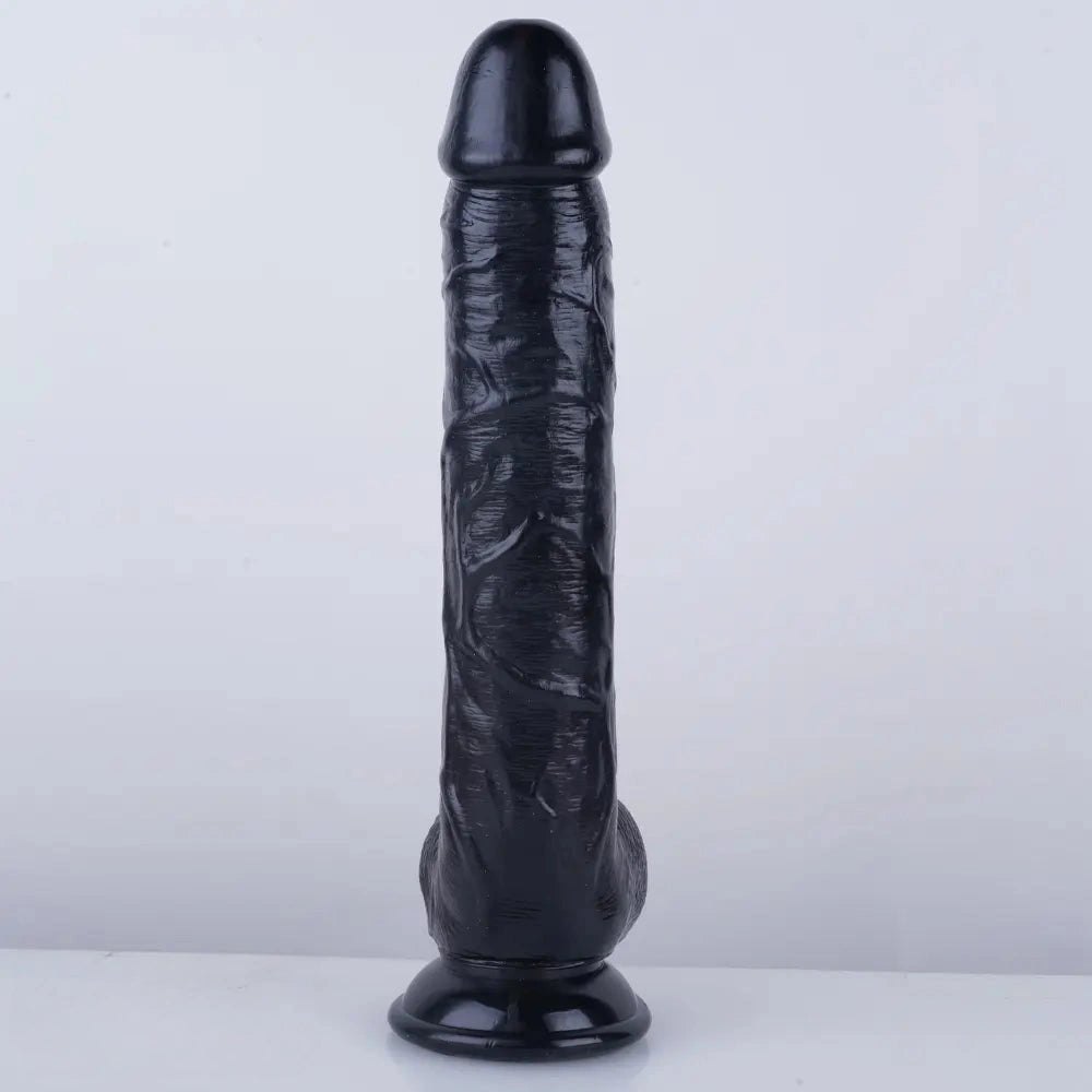 Realistic PVC dildo with suction cup base, photo 3