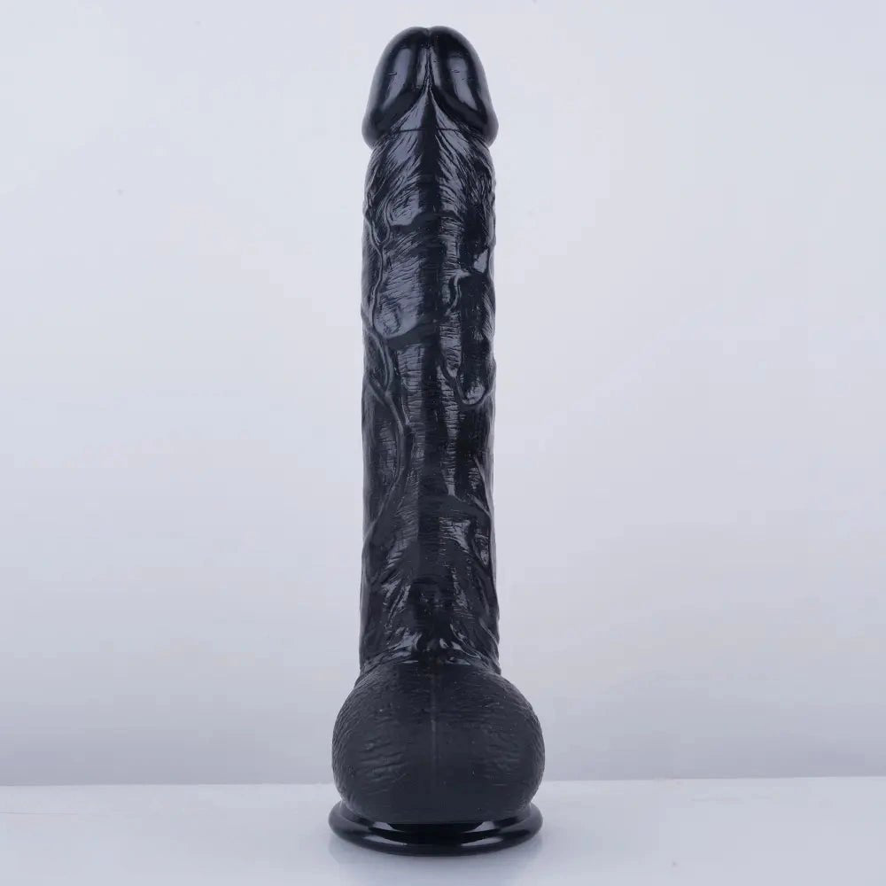 Realistic PVC dildo with suction cup base, photo 4