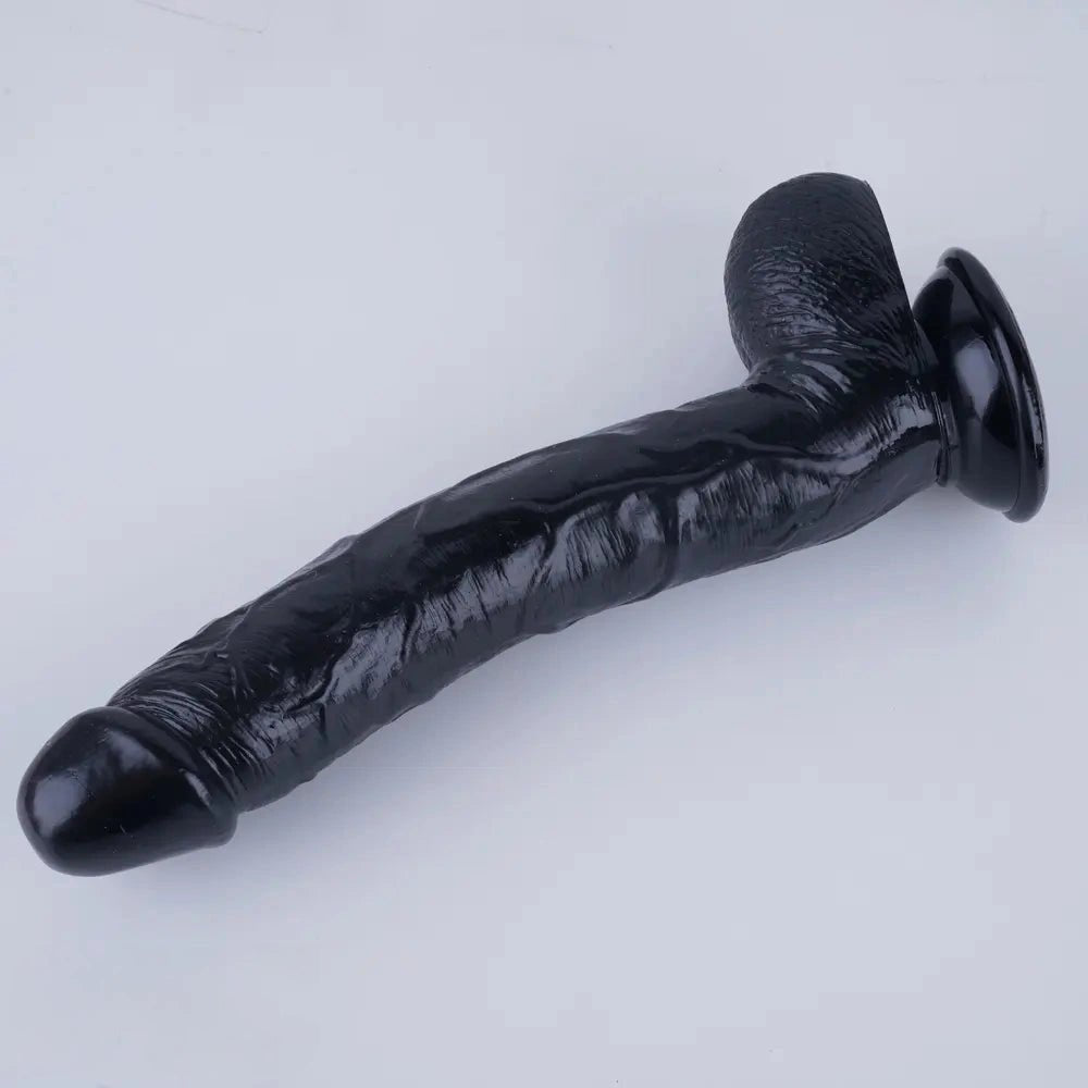 Realistic PVC dildo with suction cup base, photo 8