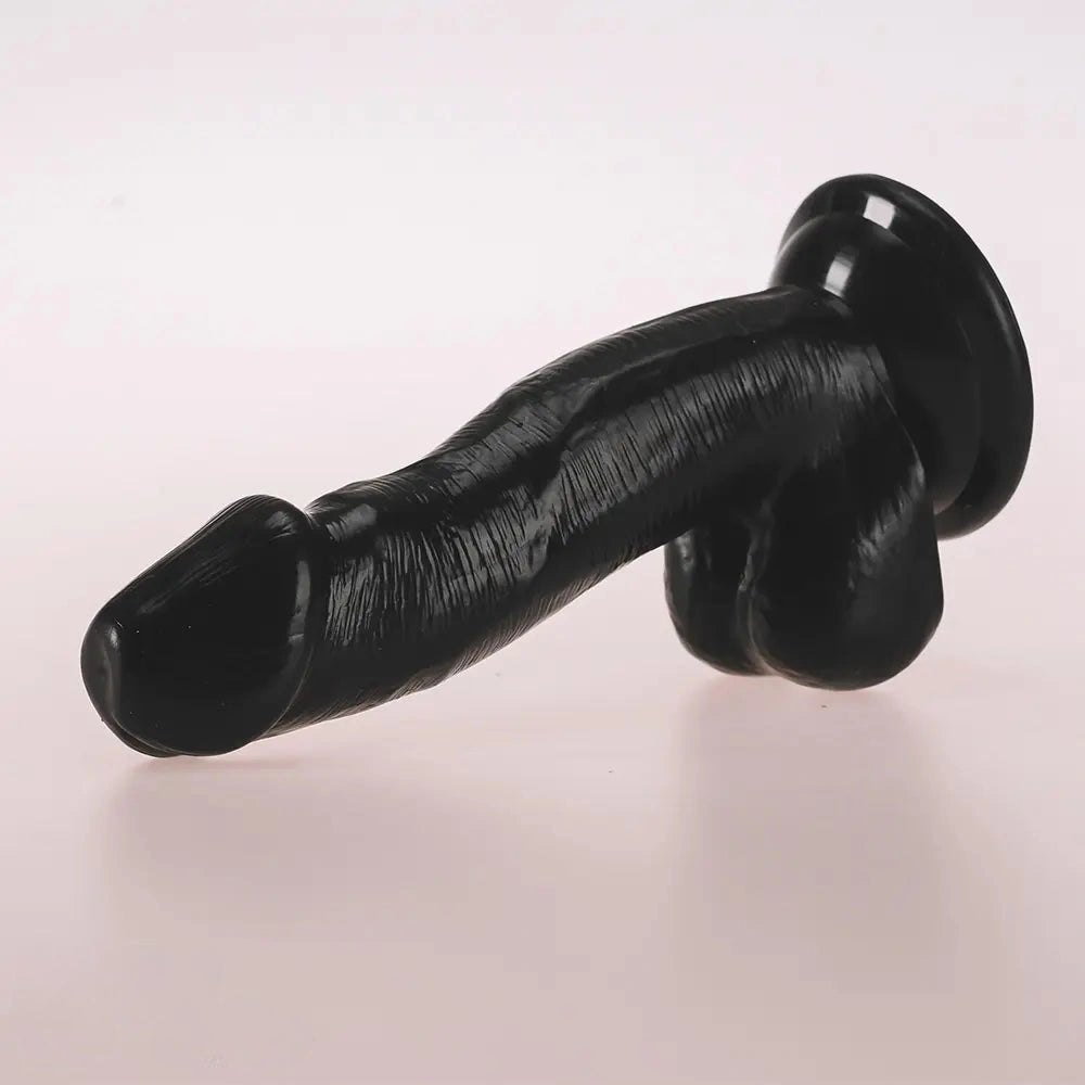 Pvc realistic dildo with suction cup base, photo 4