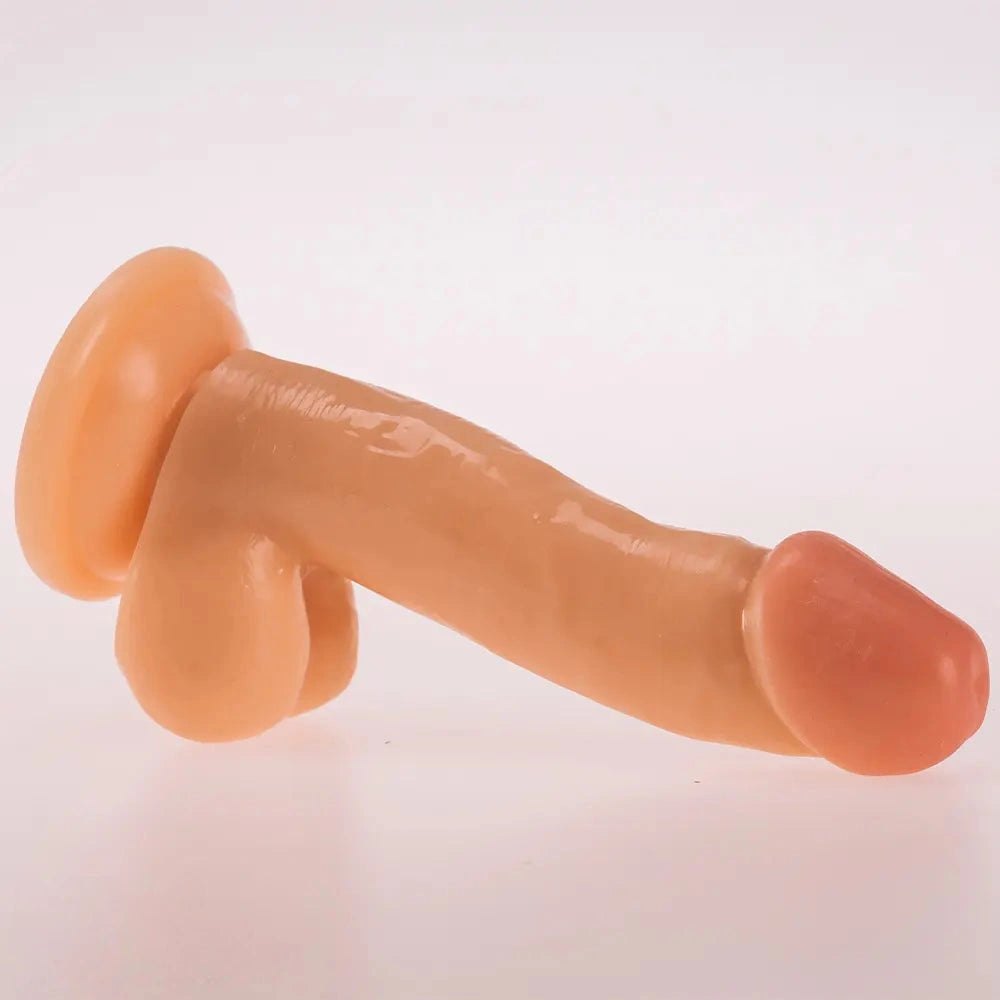 Pvc realistic dildo with suction cup base, photo 5