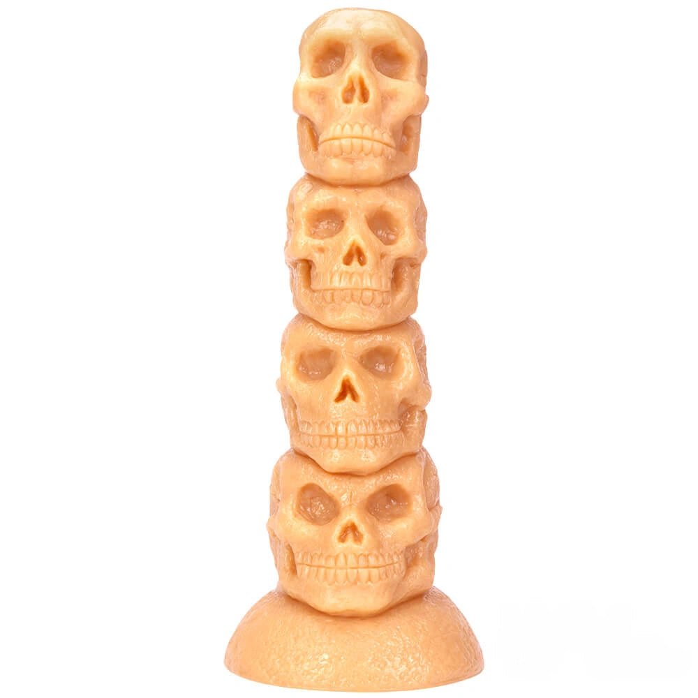 Flesh skull stack fantasy dildo