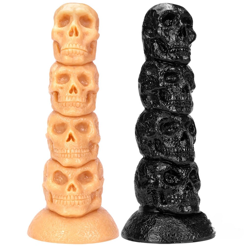 Skull stack fantasy dildo, photo 1