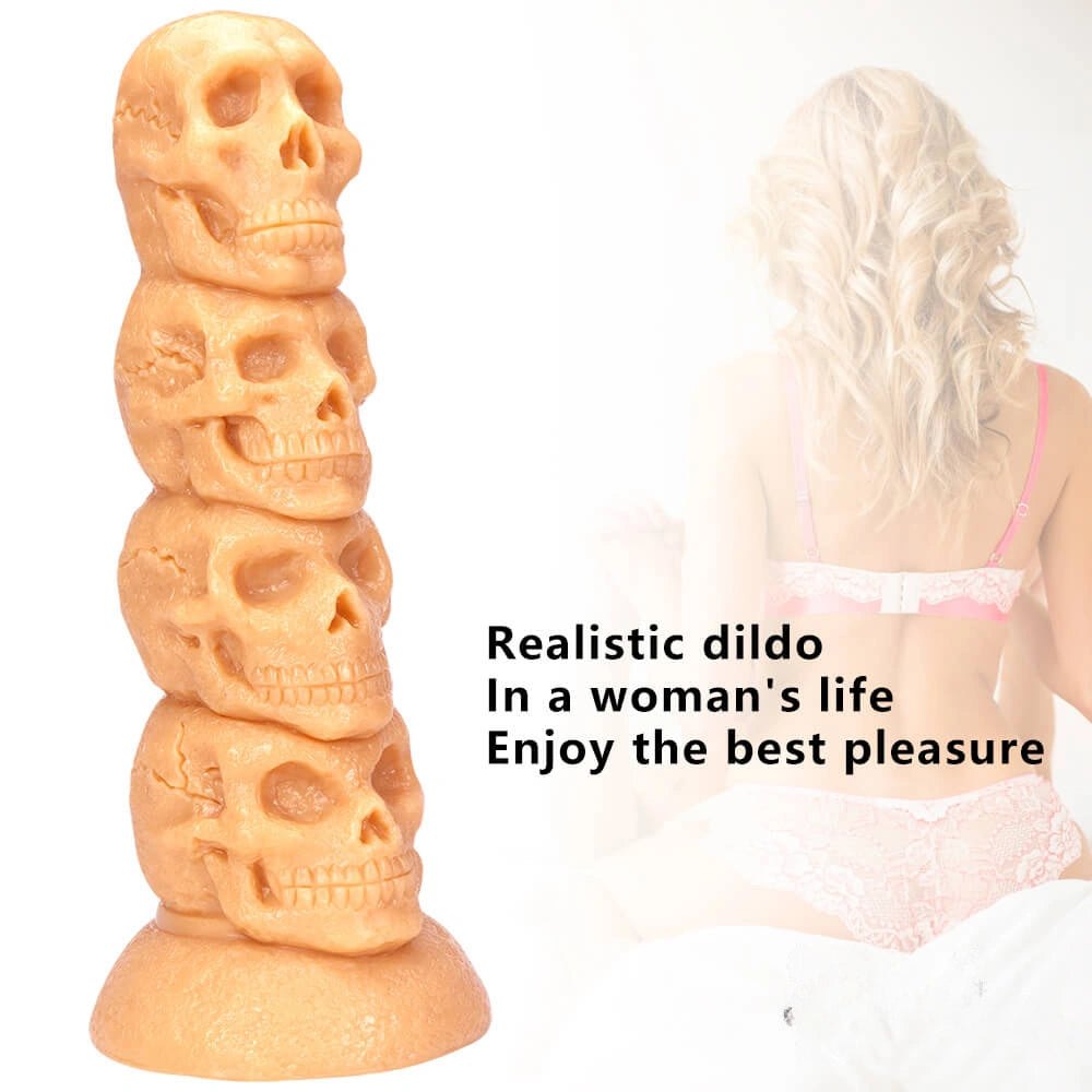 Skull stack fantasy dildo, photo 10