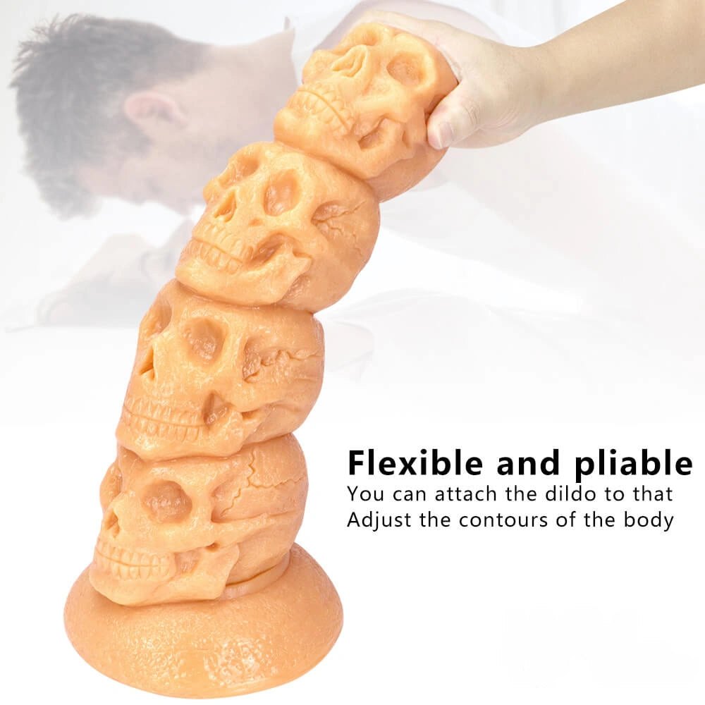 Skull stack fantasy dildo, photo 7